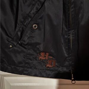 Harley-Davidson Black Jacket with Orange Lining